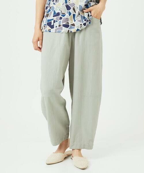 GIANNI LO GIUDICE / ジャンニ・ロ・ジュディチェ その他パンツ | [洗える]レーヨンコットンコクーンシルエットパンツ | 詳細2