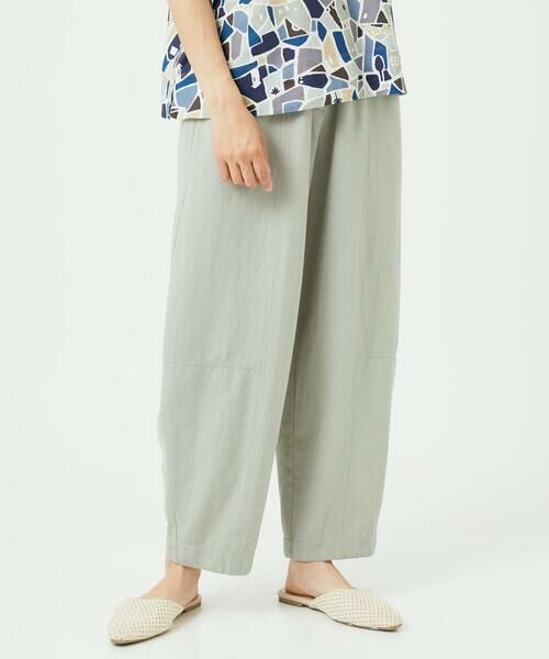 GIANNI LO GIUDICE / ジャンニ・ロ・ジュディチェ その他パンツ | [洗える]レーヨンコットンコクーンシルエットパンツ | 詳細3