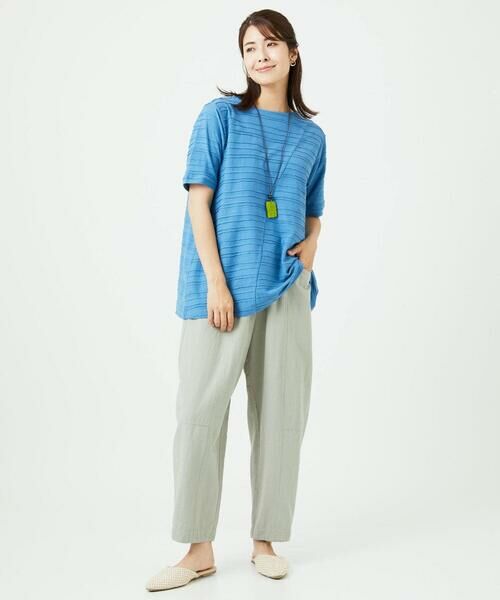 GIANNI LO GIUDICE / ジャンニ・ロ・ジュディチェ その他パンツ | [洗える]レーヨンコットンコクーンシルエットパンツ | 詳細5