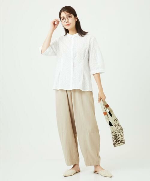 GIANNI LO GIUDICE / ジャンニ・ロ・ジュディチェ その他パンツ | [洗える]レーヨンコットンコクーンシルエットパンツ | 詳細16