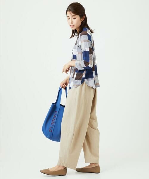 GIANNI LO GIUDICE / ジャンニ・ロ・ジュディチェ その他パンツ | [洗える]レーヨンコットンコクーンシルエットパンツ | 詳細17