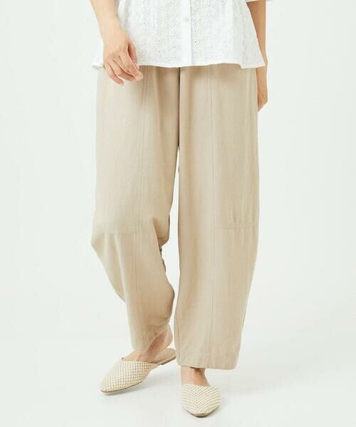 GIANNI LO GIUDICE / ジャンニ・ロ・ジュディチェ その他パンツ | [洗える]レーヨンコットンコクーンシルエットパンツ | 詳細6