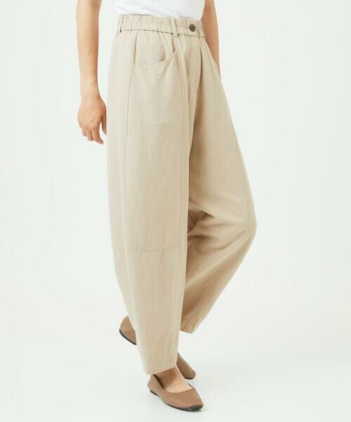 GIANNI LO GIUDICE / ジャンニ・ロ・ジュディチェ その他パンツ | [洗える]レーヨンコットンコクーンシルエットパンツ | 詳細7