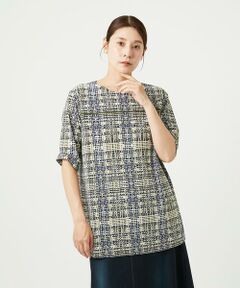 GIANNI LO GIUDICE / ジャンニ・ロ・ジュディチェ ロング・マキシ丈ワンピース | [接触冷感・洗える]ジオメトリックプリントチュニック