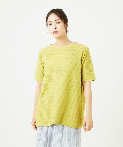 GIANNI LO GIUDICE / ジャンニ・ロ・ジュディチェ チュニック | [洗える]タックジャガードチュニックカットソー | 詳細2