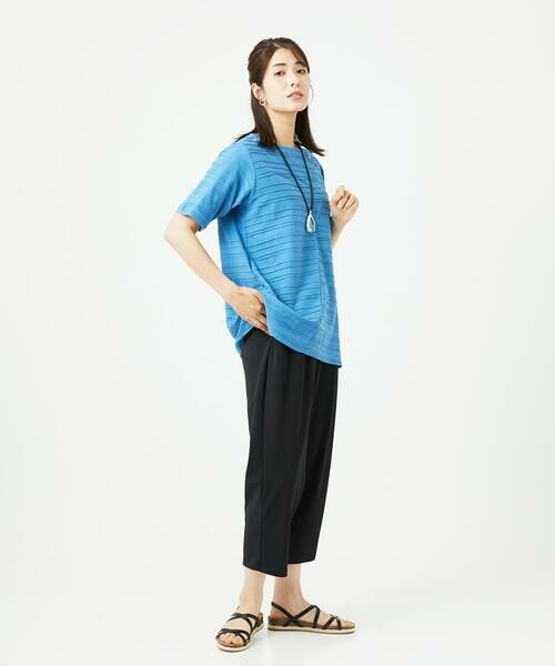 GIANNI LO GIUDICE / ジャンニ・ロ・ジュディチェ チュニック | [洗える]タックジャガードチュニックカットソー | 詳細17