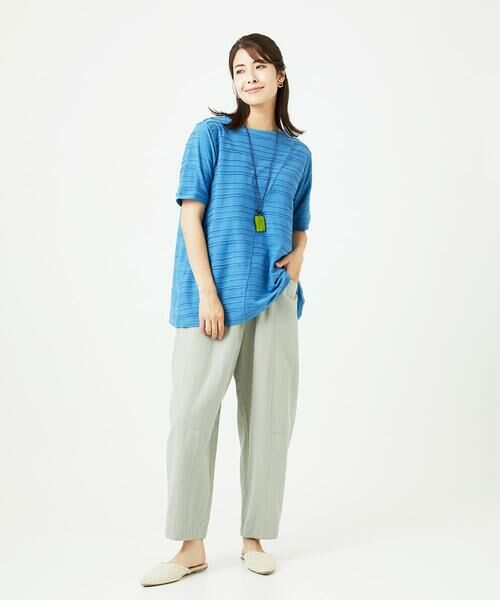 GIANNI LO GIUDICE / ジャンニ・ロ・ジュディチェ チュニック | [洗える]タックジャガードチュニックカットソー | 詳細19