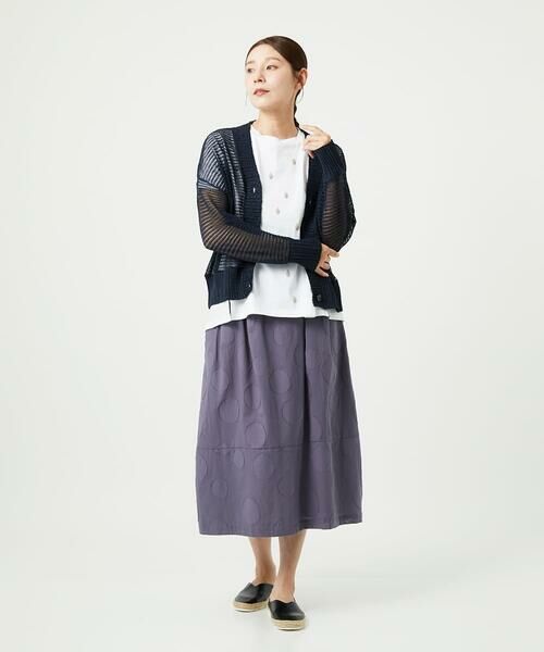 GIANNI LO GIUDICE / ジャンニ・ロ・ジュディチェ カーディガン・ボレロ | [洗える]透かし柄ニットカーディガン | 詳細10