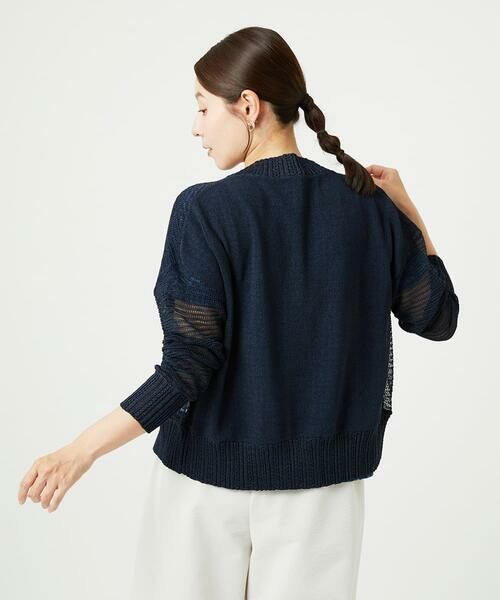 GIANNI LO GIUDICE / ジャンニ・ロ・ジュディチェ カーディガン・ボレロ | [洗える]透かし柄ニットカーディガン | 詳細2