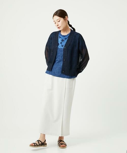 GIANNI LO GIUDICE / ジャンニ・ロ・ジュディチェ カーディガン・ボレロ | [洗える]透かし柄ニットカーディガン | 詳細7