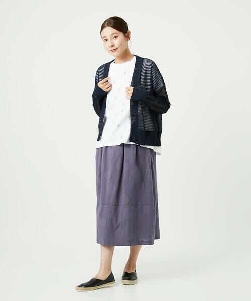 GIANNI LO GIUDICE / ジャンニ・ロ・ジュディチェ カーディガン・ボレロ | [洗える]透かし柄ニットカーディガン | 詳細9