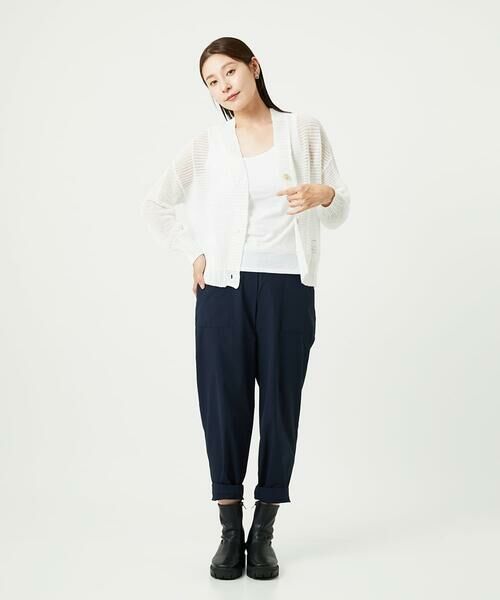 GIANNI LO GIUDICE / ジャンニ・ロ・ジュディチェ カーディガン・ボレロ | [洗える]透かし柄ニットカーディガン | 詳細27