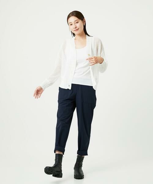 GIANNI LO GIUDICE / ジャンニ・ロ・ジュディチェ カーディガン・ボレロ | [洗える]透かし柄ニットカーディガン | 詳細28