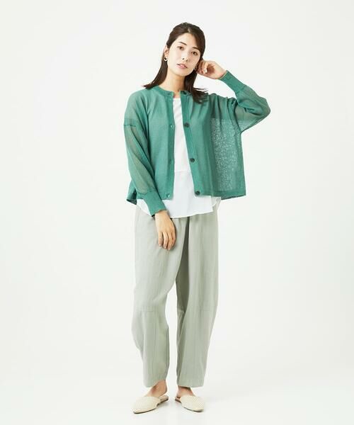 GIANNI LO GIUDICE / ジャンニ・ロ・ジュディチェ カーディガン・ボレロ | [洗える]ペーパーヤーンニットカーディガン | 詳細13