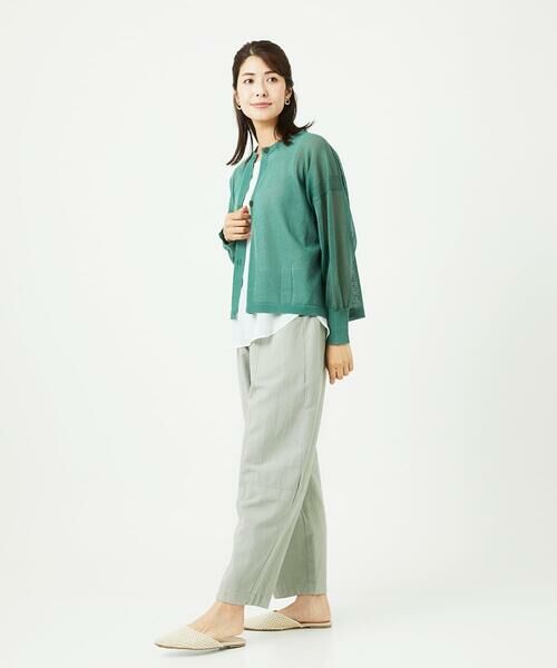 GIANNI LO GIUDICE / ジャンニ・ロ・ジュディチェ カーディガン・ボレロ | [洗える]ペーパーヤーンニットカーディガン | 詳細14