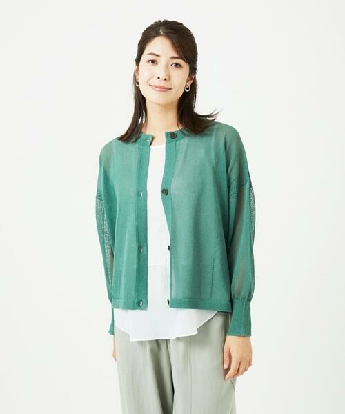 GIANNI LO GIUDICE / ジャンニ・ロ・ジュディチェ カーディガン・ボレロ | [洗える]ペーパーヤーンニットカーディガン | 詳細2