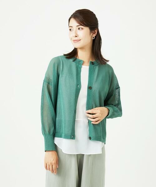 GIANNI LO GIUDICE / ジャンニ・ロ・ジュディチェ カーディガン・ボレロ | [洗える]ペーパーヤーンニットカーディガン | 詳細3