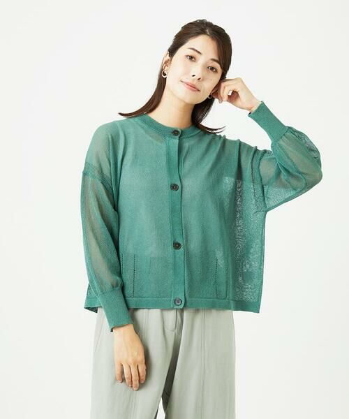 GIANNI LO GIUDICE / ジャンニ・ロ・ジュディチェ カーディガン・ボレロ | [洗える]ペーパーヤーンニットカーディガン | 詳細4