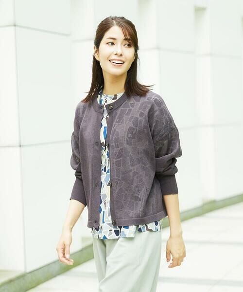 GIANNI LO GIUDICE / ジャンニ・ロ・ジュディチェ カーディガン・ボレロ | [洗える]ペーパーヤーンニットカーディガン | 詳細17