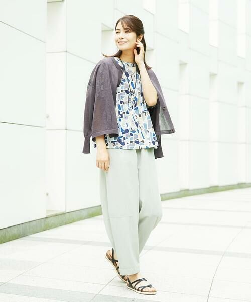 GIANNI LO GIUDICE / ジャンニ・ロ・ジュディチェ カーディガン・ボレロ | [洗える]ペーパーヤーンニットカーディガン | 詳細19