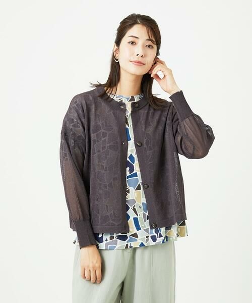 GIANNI LO GIUDICE / ジャンニ・ロ・ジュディチェ カーディガン・ボレロ | [洗える]ペーパーヤーンニットカーディガン | 詳細21