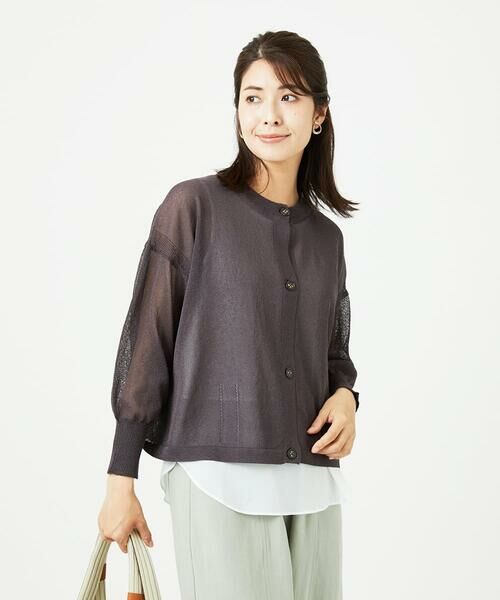 GIANNI LO GIUDICE / ジャンニ・ロ・ジュディチェ カーディガン・ボレロ | [洗える]ペーパーヤーンニットカーディガン | 詳細22