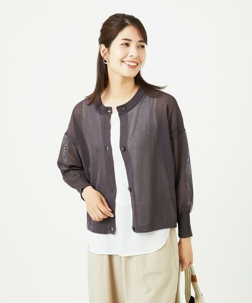 GIANNI LO GIUDICE / ジャンニ・ロ・ジュディチェ カーディガン・ボレロ | [洗える]ペーパーヤーンニットカーディガン | 詳細23