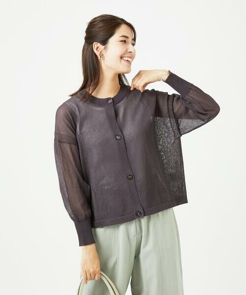 GIANNI LO GIUDICE / ジャンニ・ロ・ジュディチェ カーディガン・ボレロ | [洗える]ペーパーヤーンニットカーディガン | 詳細24