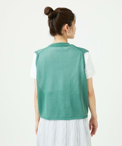 GIANNI LO GIUDICE / ジャンニ・ロ・ジュディチェ カーディガン・ボレロ | [洗える]ペーパーヤーンニットジレ | 詳細12