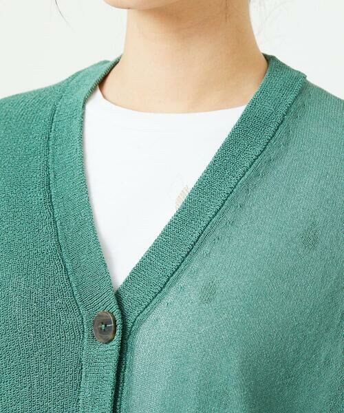GIANNI LO GIUDICE / ジャンニ・ロ・ジュディチェ カーディガン・ボレロ | [洗える]ペーパーヤーンニットジレ | 詳細13