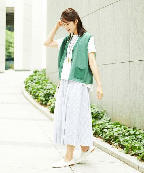 GIANNI LO GIUDICE / ジャンニ・ロ・ジュディチェ カーディガン・ボレロ | [洗える]ペーパーヤーンニットジレ | 詳細3