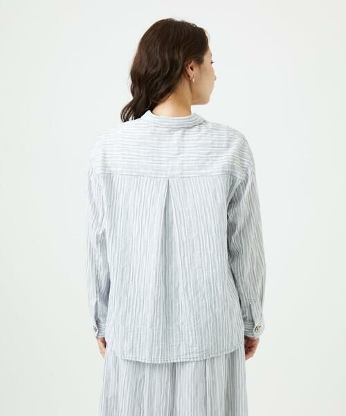 GIANNI LO GIUDICE / ジャンニ・ロ・ジュディチェ シャツ・ブラウス | [洗える]コットンタックドビーブラウス | 詳細10