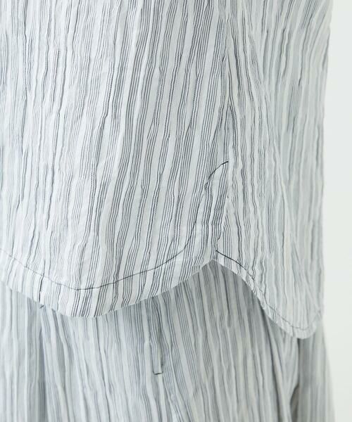 GIANNI LO GIUDICE / ジャンニ・ロ・ジュディチェ シャツ・ブラウス | [洗える]コットンタックドビーブラウス | 詳細14