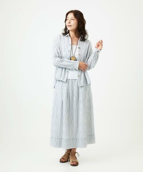 GIANNI LO GIUDICE / ジャンニ・ロ・ジュディチェ シャツ・ブラウス | [洗える]コットンタックドビーブラウス | 詳細18