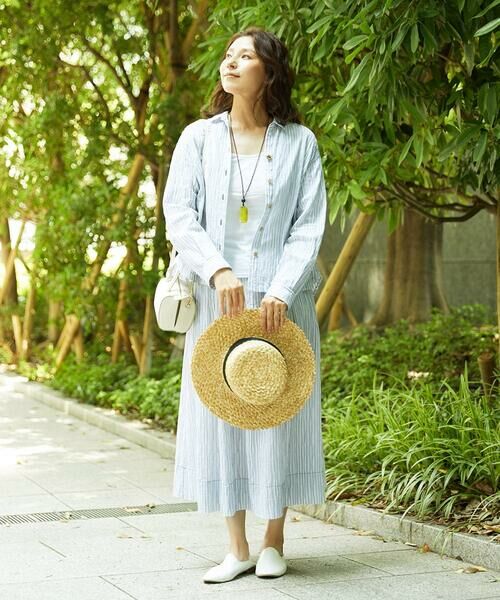 GIANNI LO GIUDICE / ジャンニ・ロ・ジュディチェ シャツ・ブラウス | [洗える]コットンタックドビーブラウス | 詳細24