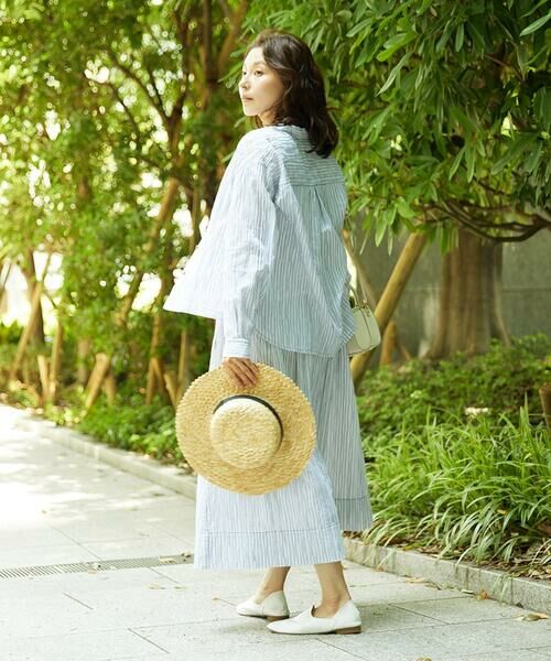 GIANNI LO GIUDICE / ジャンニ・ロ・ジュディチェ シャツ・ブラウス | [洗える]コットンタックドビーブラウス | 詳細25