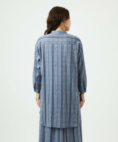 GIANNI LO GIUDICE / ジャンニ・ロ・ジュディチェ シャツ・ブラウス | [洗える]ドビーシャーリングロングブラウス | 詳細15