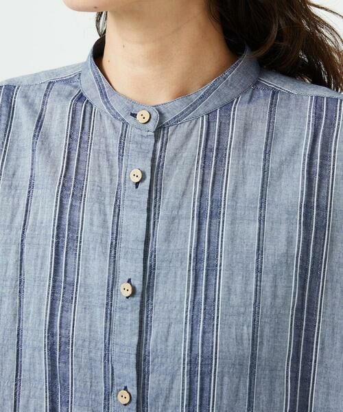 GIANNI LO GIUDICE / ジャンニ・ロ・ジュディチェ シャツ・ブラウス | [洗える]ドビーシャーリングロングブラウス | 詳細16