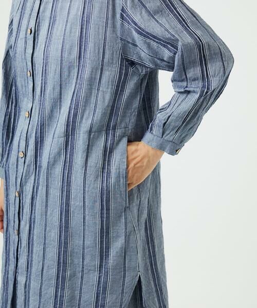 GIANNI LO GIUDICE / ジャンニ・ロ・ジュディチェ シャツ・ブラウス | [洗える]ドビーシャーリングロングブラウス | 詳細18