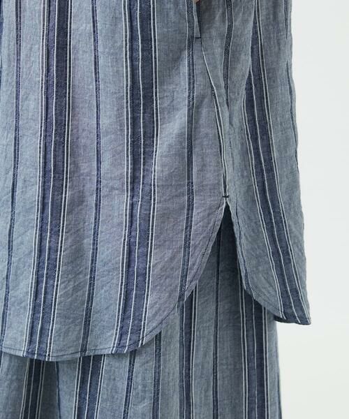 GIANNI LO GIUDICE / ジャンニ・ロ・ジュディチェ シャツ・ブラウス | [洗える]ドビーシャーリングロングブラウス | 詳細19