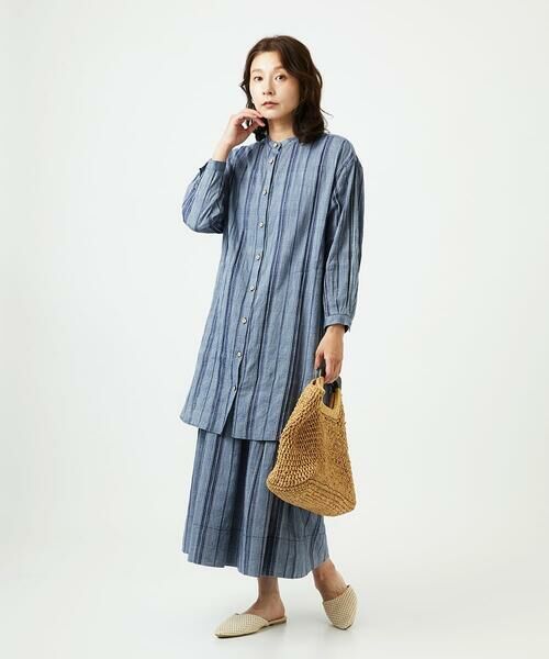 GIANNI LO GIUDICE / ジャンニ・ロ・ジュディチェ シャツ・ブラウス | [洗える]ドビーシャーリングロングブラウス | 詳細22