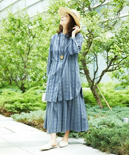 GIANNI LO GIUDICE / ジャンニ・ロ・ジュディチェ シャツ・ブラウス | [洗える]ドビーシャーリングロングブラウス | 詳細26