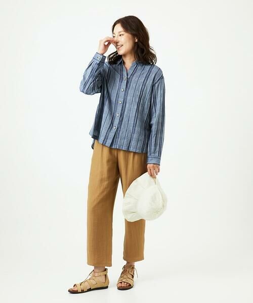 GIANNI LO GIUDICE / ジャンニ・ロ・ジュディチェ シャツ・ブラウス | [洗える]ドビーシャーリングブラウス | 詳細16