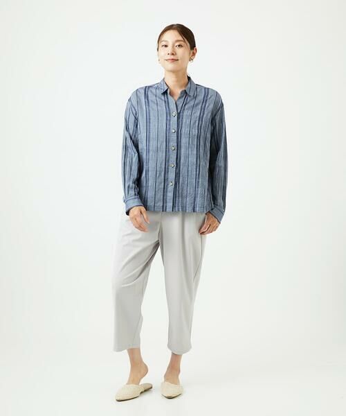 GIANNI LO GIUDICE / ジャンニ・ロ・ジュディチェ シャツ・ブラウス | [洗える]ドビーシャーリングブラウス | 詳細19