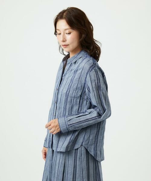 GIANNI LO GIUDICE / ジャンニ・ロ・ジュディチェ シャツ・ブラウス | [洗える]ドビーシャーリングブラウス | 詳細5