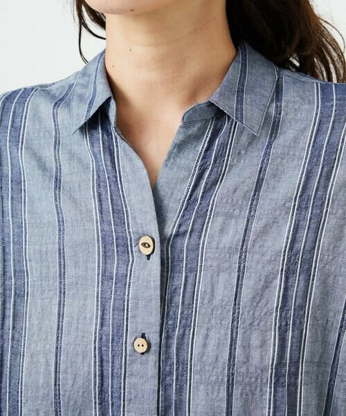 GIANNI LO GIUDICE / ジャンニ・ロ・ジュディチェ シャツ・ブラウス | [洗える]ドビーシャーリングブラウス | 詳細7