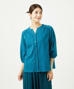 GIANNI LO GIUDICE / ジャンニ・ロ・ジュディチェ シャツ・ブラウス | [洗える・日本製]ミラクルウェーブブラウス