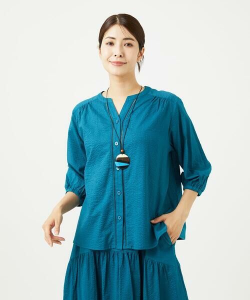 GIANNI LO GIUDICE / ジャンニ・ロ・ジュディチェ シャツ・ブラウス | [洗える・日本製]ミラクルウェーブブラウス | 詳細2