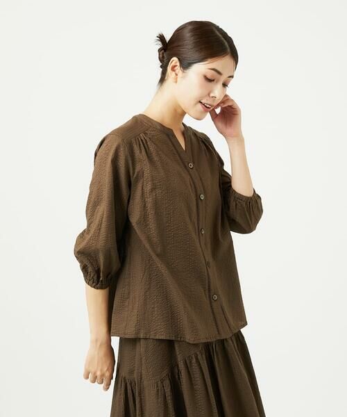 GIANNI LO GIUDICE / ジャンニ・ロ・ジュディチェ シャツ・ブラウス | [洗える・日本製]ミラクルウェーブブラウス | 詳細11