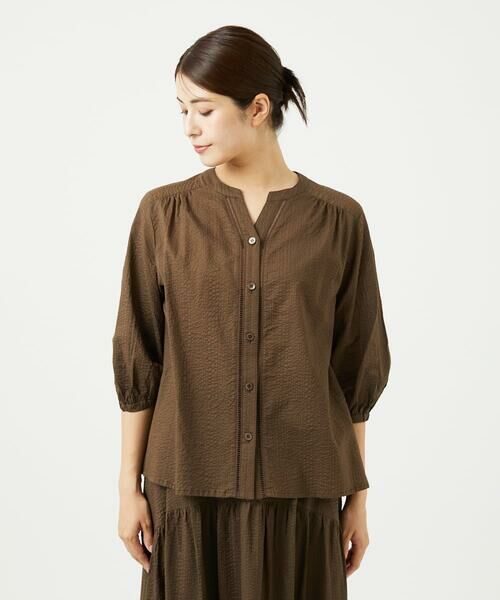 GIANNI LO GIUDICE / ジャンニ・ロ・ジュディチェ シャツ・ブラウス | [洗える・日本製]ミラクルウェーブブラウス | 詳細14